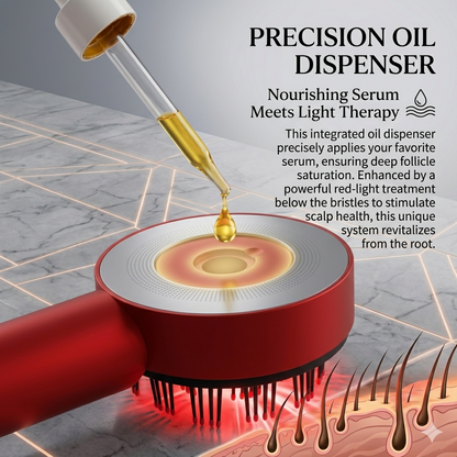 Vivora's 3 LED light Therapy SCALP MASSAGER COMB