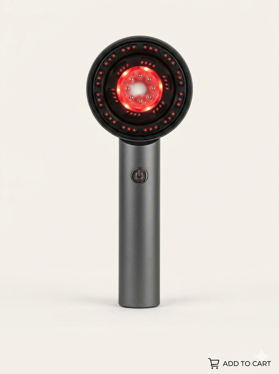 Vivora's 3 LED light Therapy SCALP MASSAGER COMB